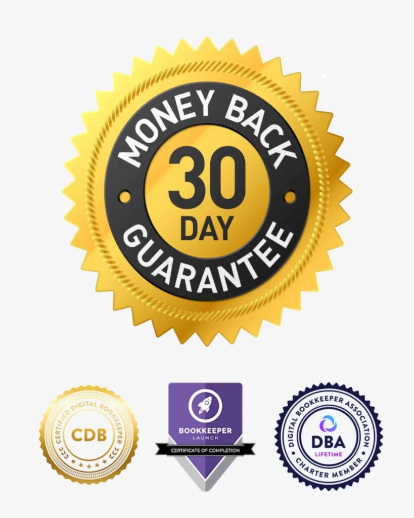 30-day money back guarantee sticker